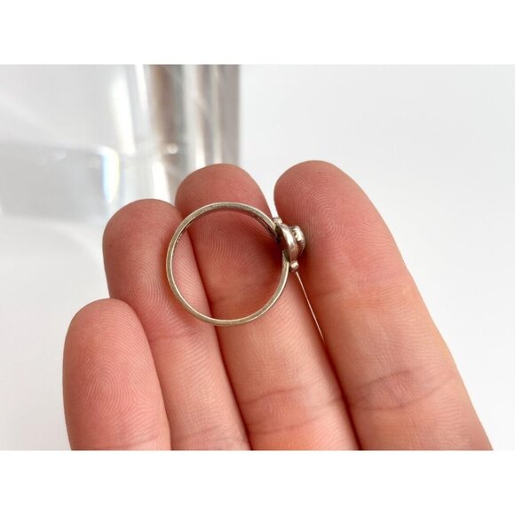 XL Turquoise Bell Trading Post Southwest Style Sterling Silver 925 Ring - sz 7 - Picture 6 of 10